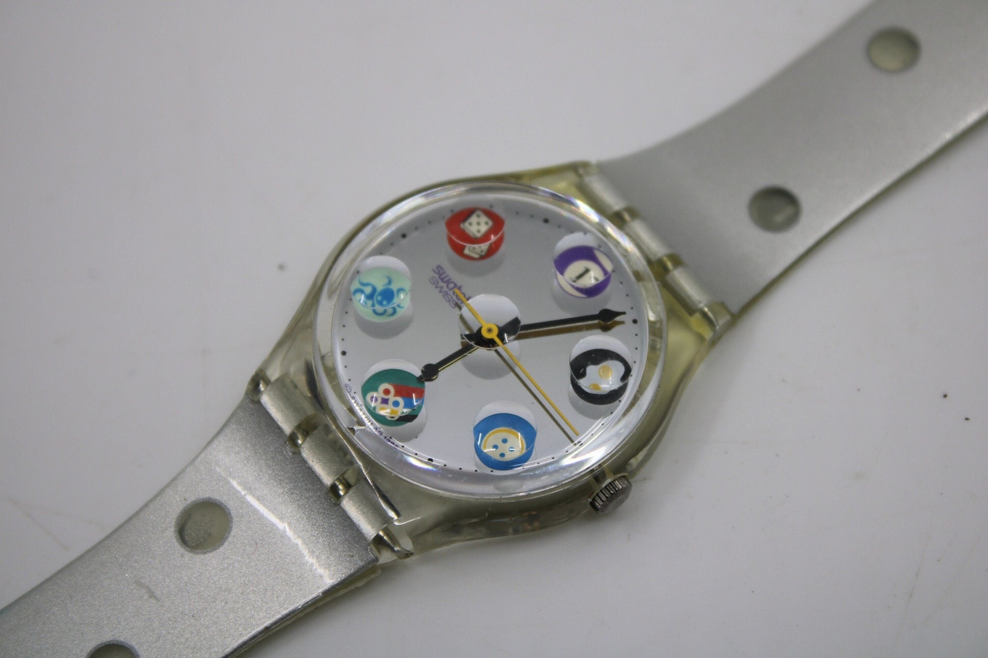 1996, Swatch, Gents, 'Lens Heaven', GK214, MINT possibly NEW and Unworn Condition, 100% working, original undamaged strap
