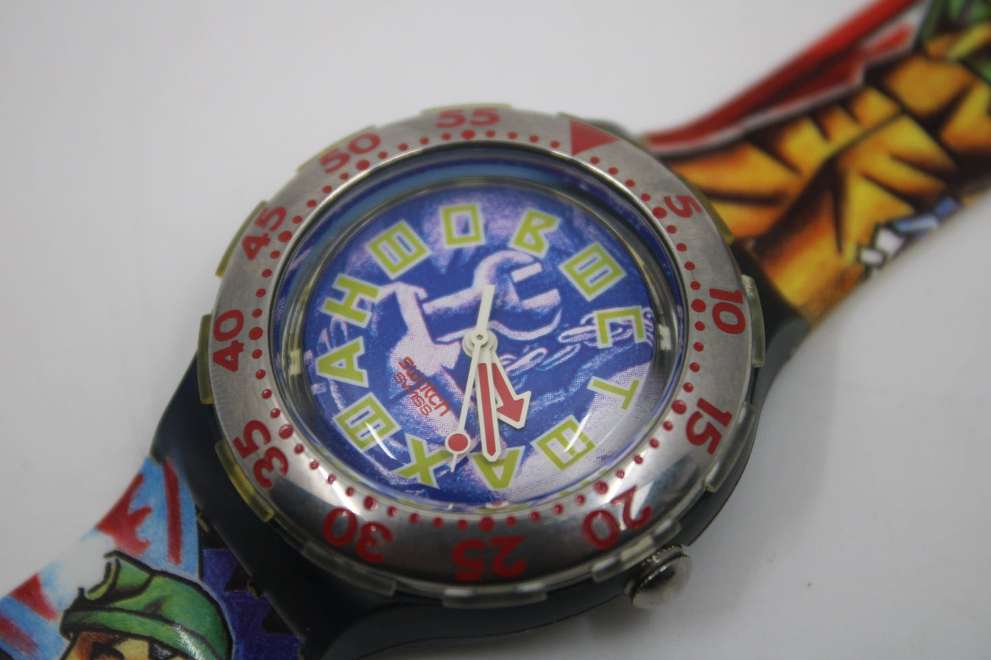 1995, Vintage Swatch Scuba 'Tovarisch' SDM105, NO Original Box, In New Old Stock Condition, Never Worn working 100%