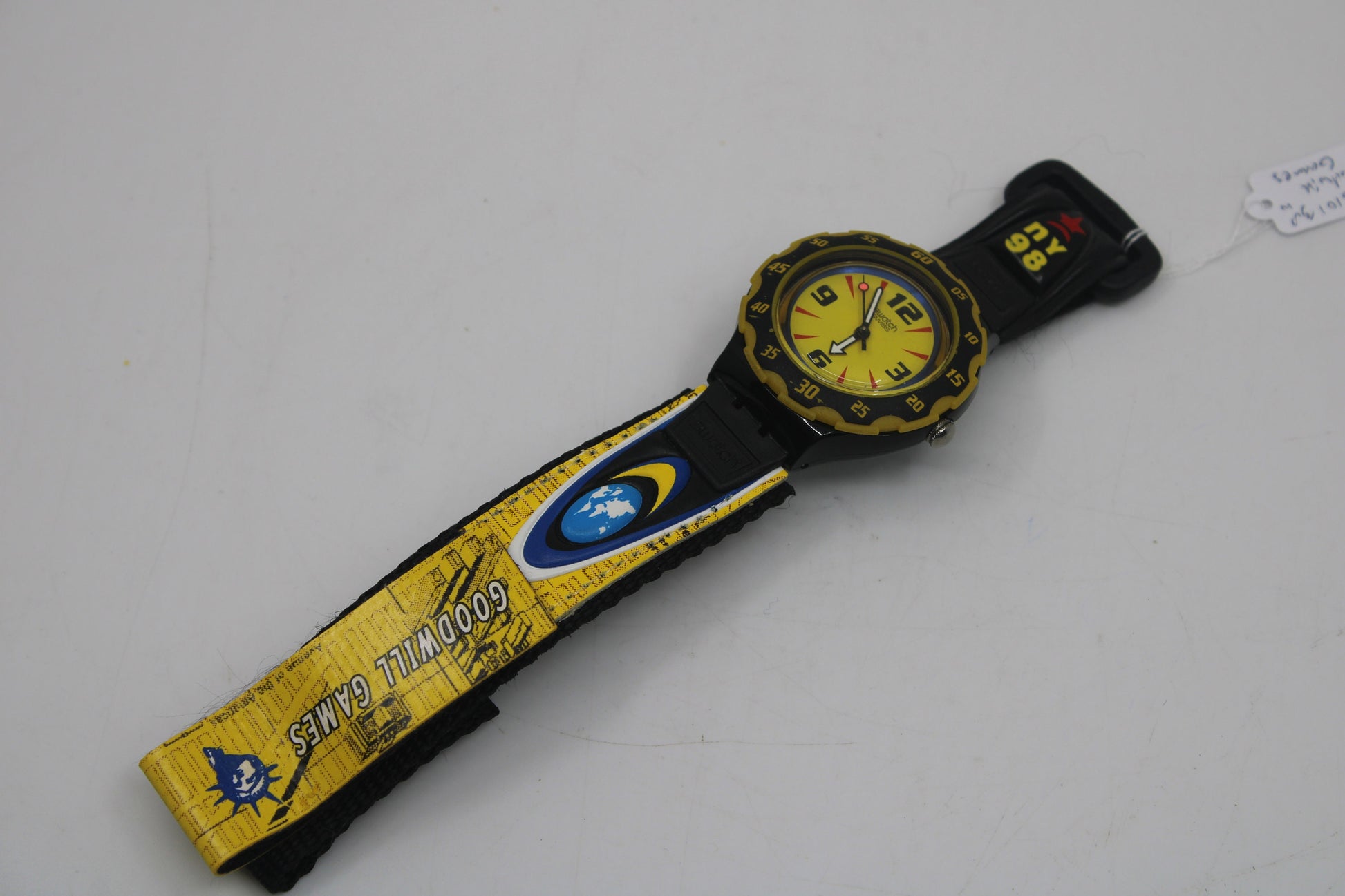 1998, Vintage Swatch Access Scuba 'Goodwill Games NY', SHB101, NO Original Box, New Old Stock, Never Worn working 100%