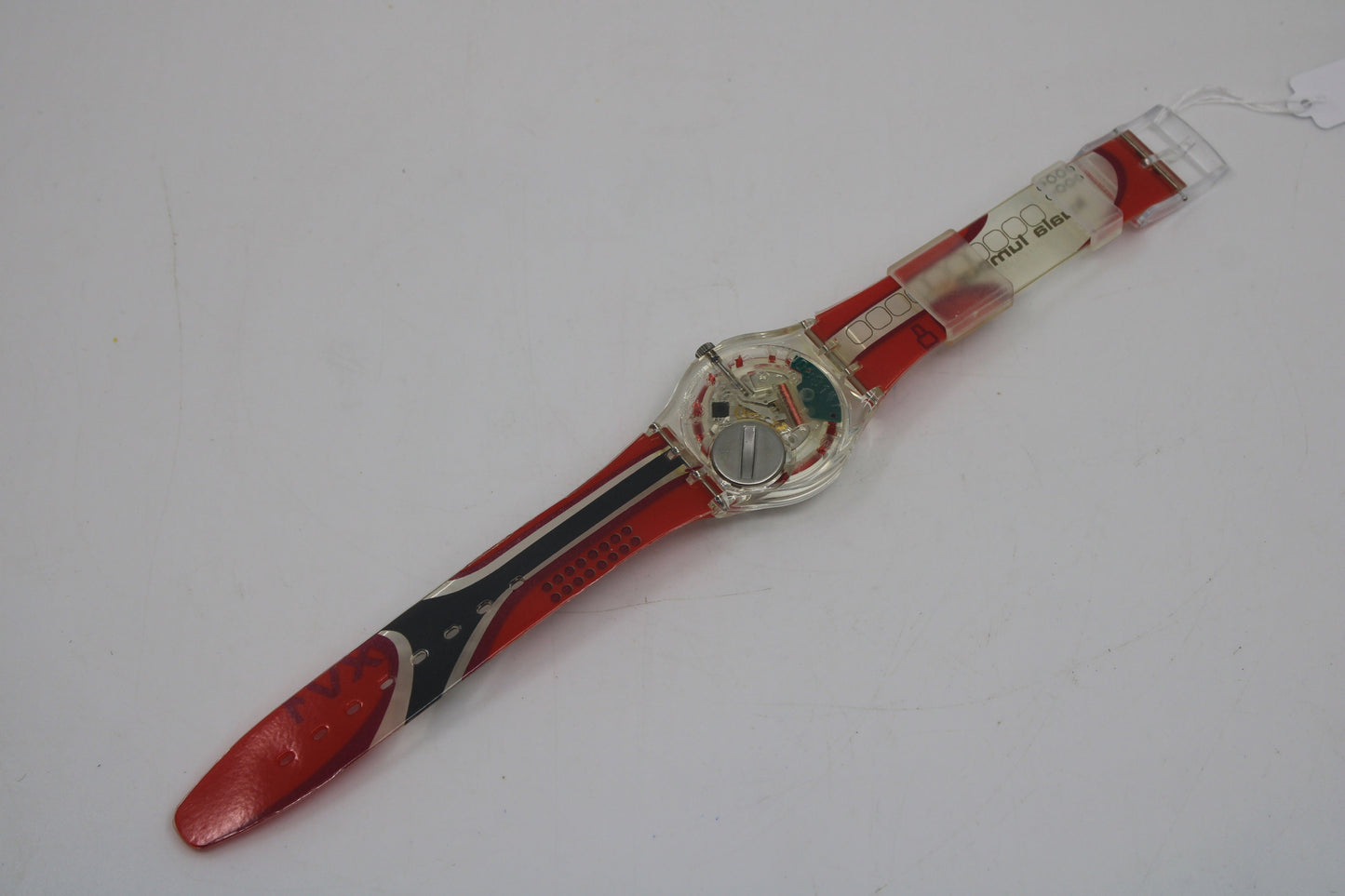 1998 Vintage Gents Access Swatch 'Menang' SKK108, UNUSED and NEW old stock with original, NEW strap