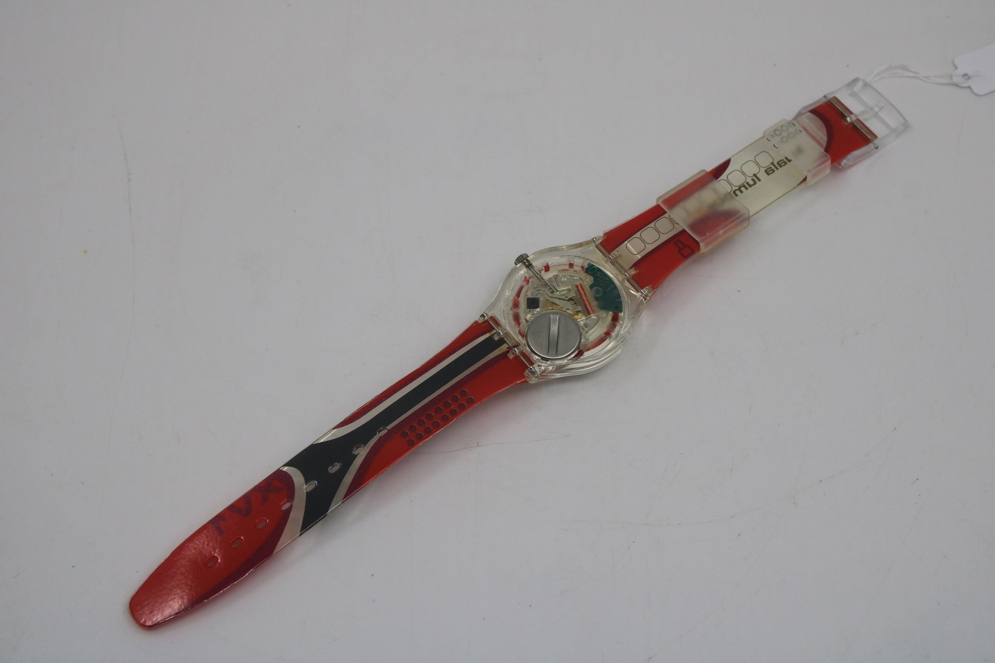 1998 Vintage Gents Access Swatch 'Menang' SKK108, UNUSED and NEW old stock with original, NEW strap