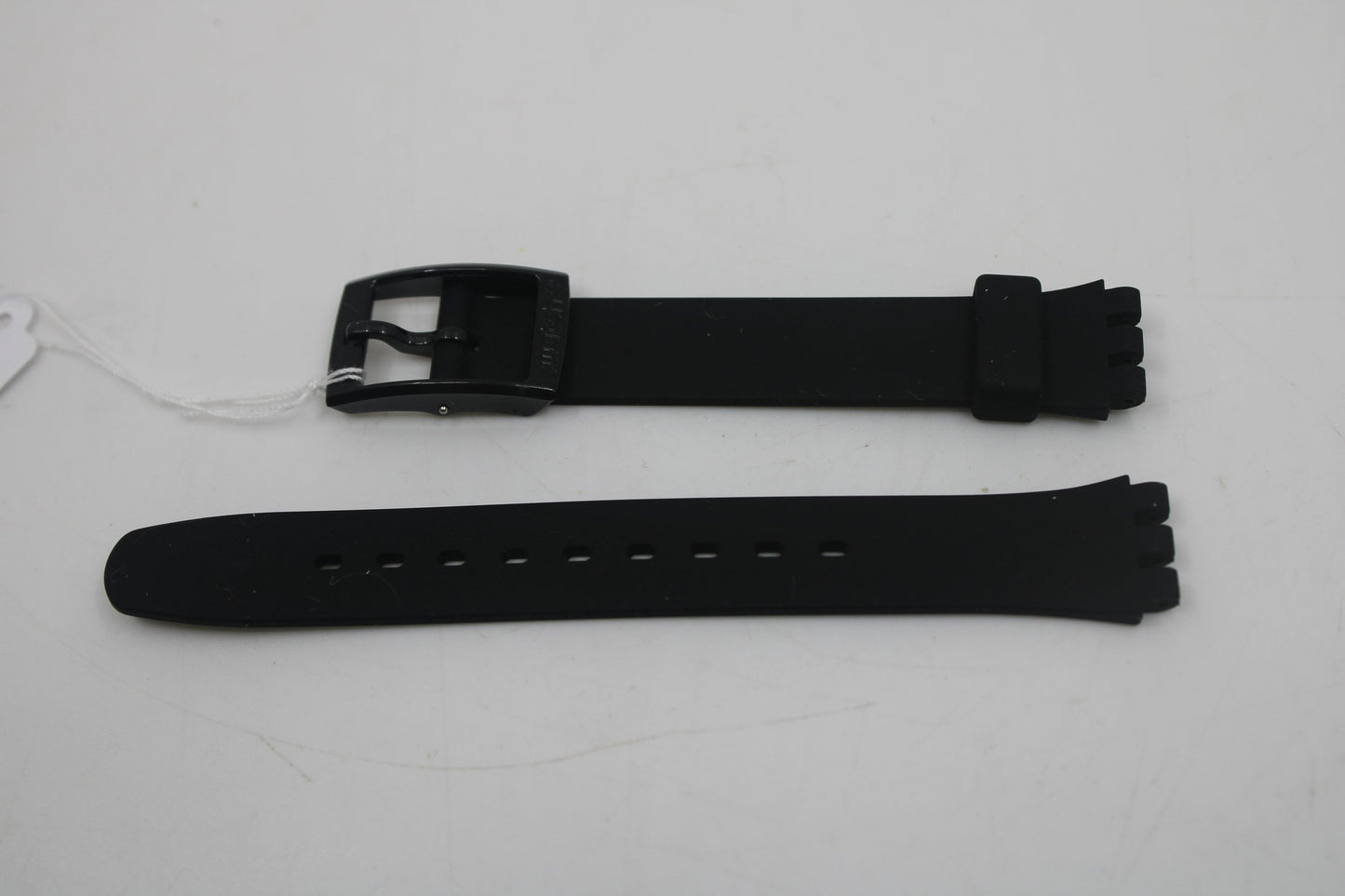 Vintage Swatch Strap, 'Lady Black Single' LB170, 12mm, Ladies, New Old Stock, Silicone