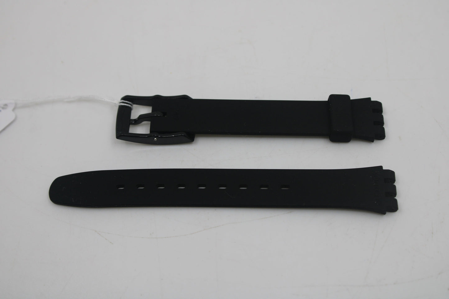 Vintage Swatch Strap, 'Lady Black Single' LB170, 12mm, Ladies, New Old Stock, Silicone