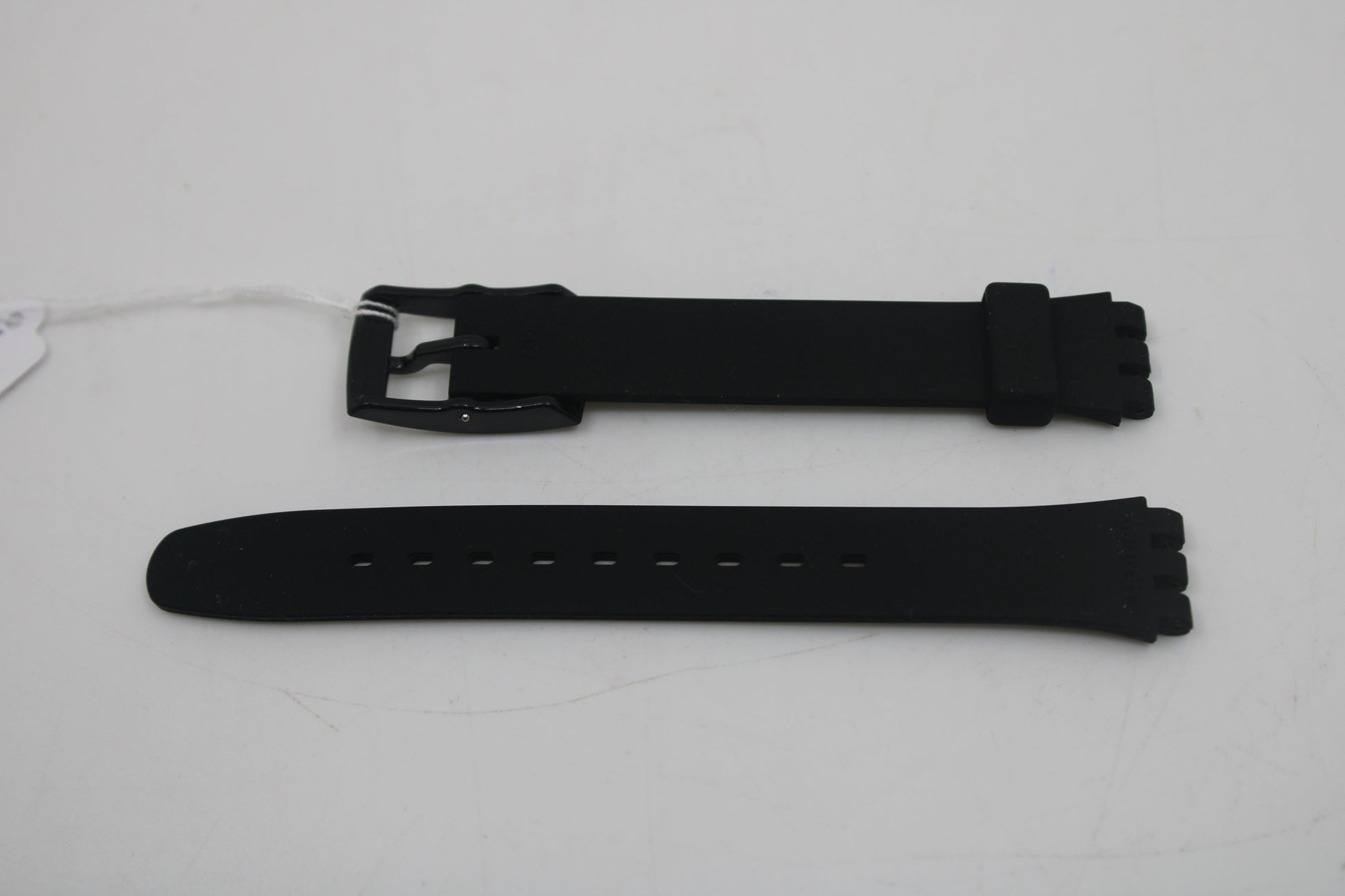 Vintage Swatch Strap, 'Lady Black Single' LB170, 12mm, Ladies, New Old Stock, Silicone