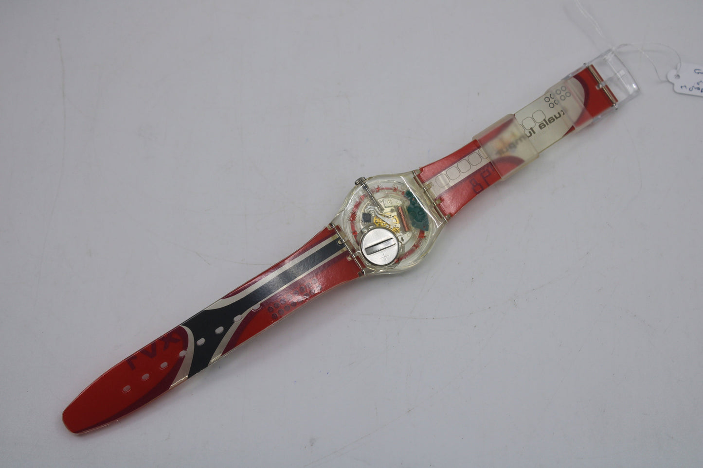 1998 Vintage Gents Access Swatch 'Menang' SKK108, UNUSED and NEW old stock with original, NEW strap