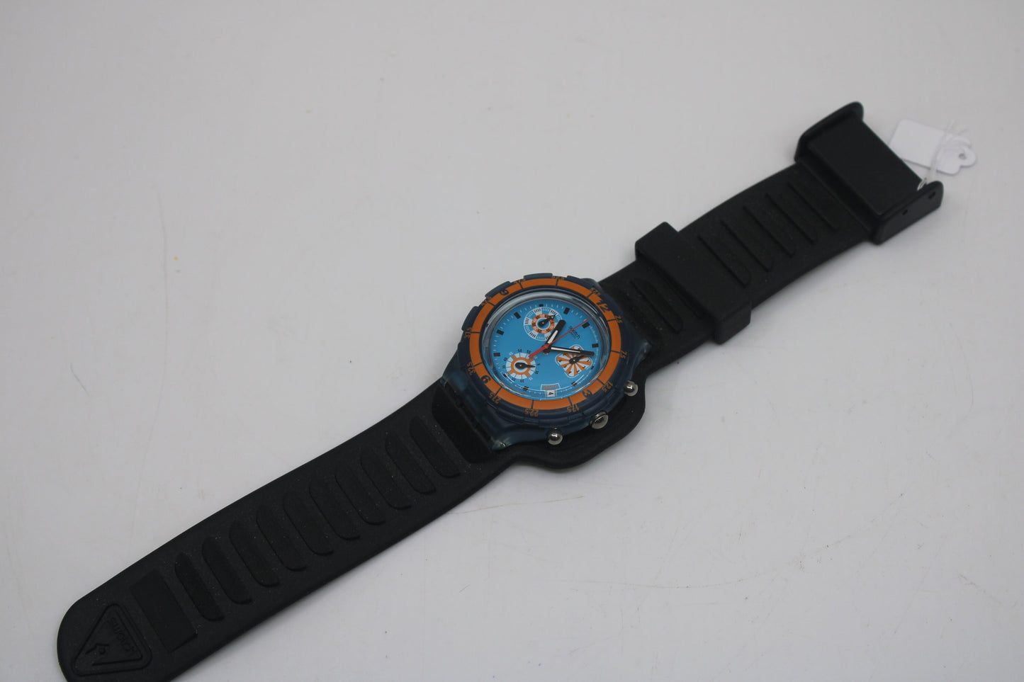 1998 Vintage Swatch Aqua-Chrono Scuba 'Tracking' SBN400, New Old Stock, Never Worn, Original Strap