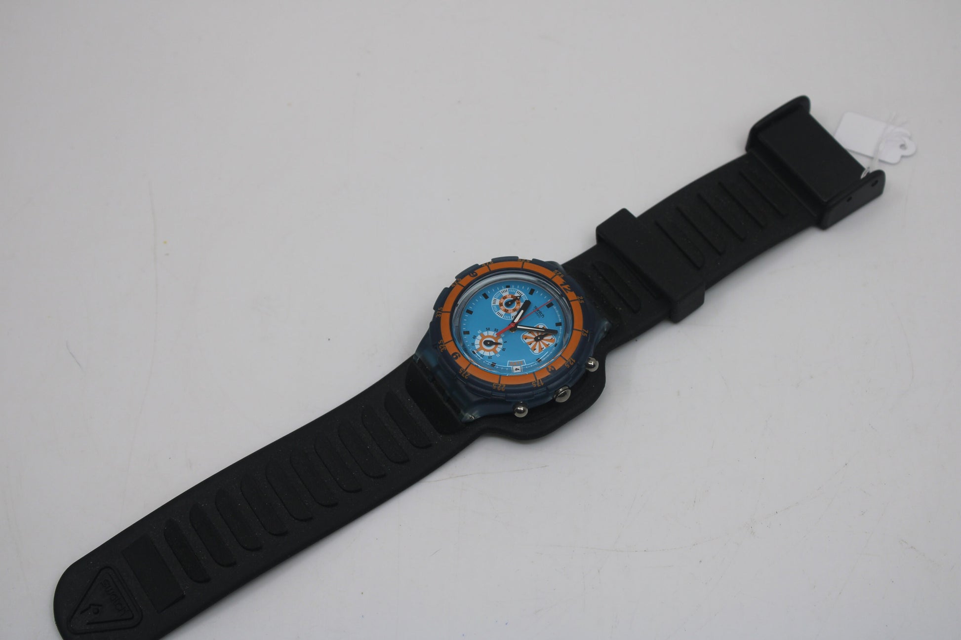 1998 Vintage Swatch Aqua-Chrono Scuba 'Tracking' SBN400, New Old Stock, Never Worn, Original Strap
