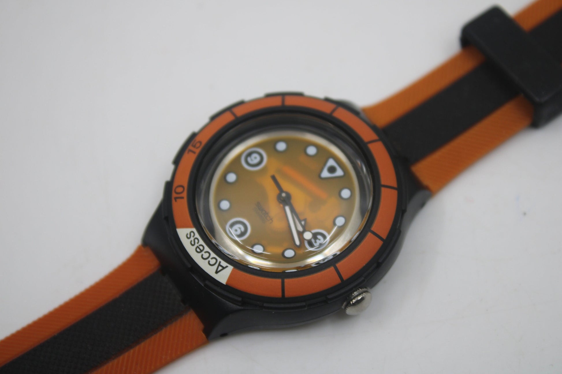1999, Vintage Swatch Access Scuba 'In Process', SHB104, NO Original Box, New Old Stock, Never Worn working 100%