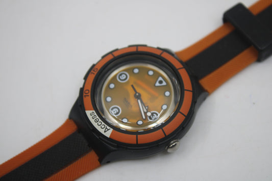 1999, Vintage Swatch Access Scuba 'In Process', SHB104, NO Original Box, New Old Stock, Never Worn working 100%