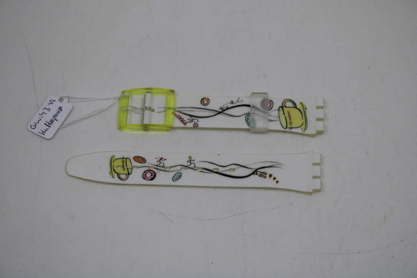 Vintage Swatch Strap, 'Kaffeepause', GW143, 17mm, Gents, New Old Stock