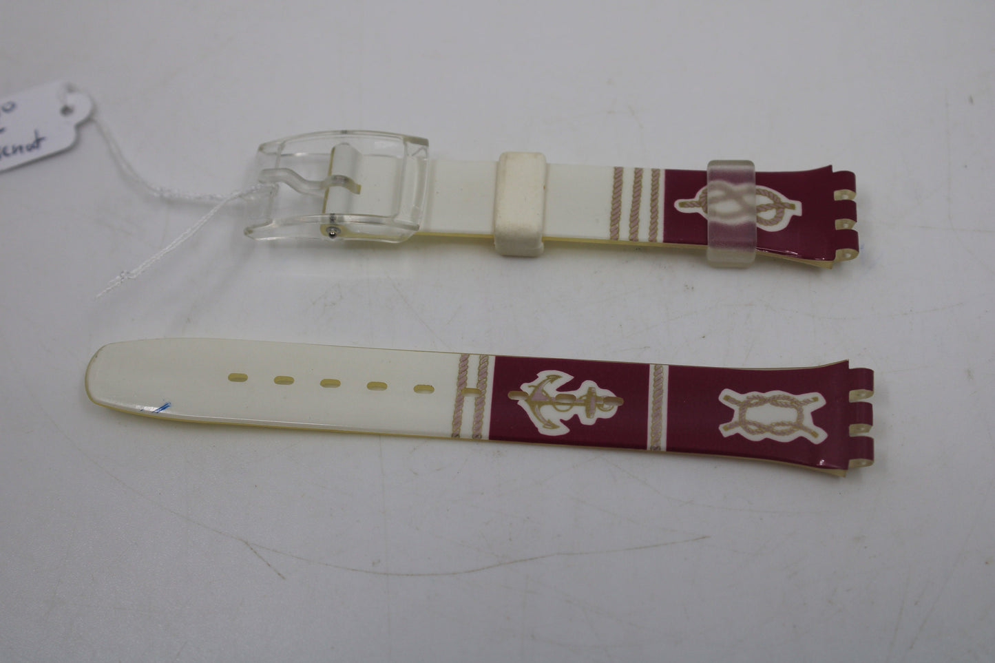 1992, Vintage Swatch Strap, 'Red Knot' LK130, 12mm, Ladies, New Old Stock