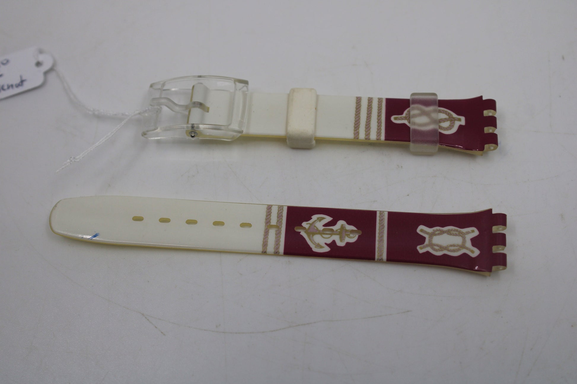 1992, Vintage Swatch Strap, 'Red Knot' LK130, 12mm, Ladies, New Old Stock