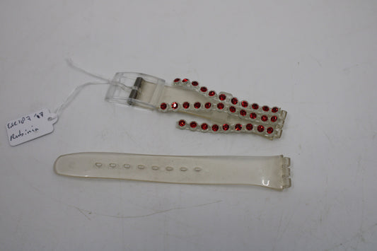 Vintage Swatch Strap, 'Rubinia' LK187, 12mm, Ladies, New Old Stock