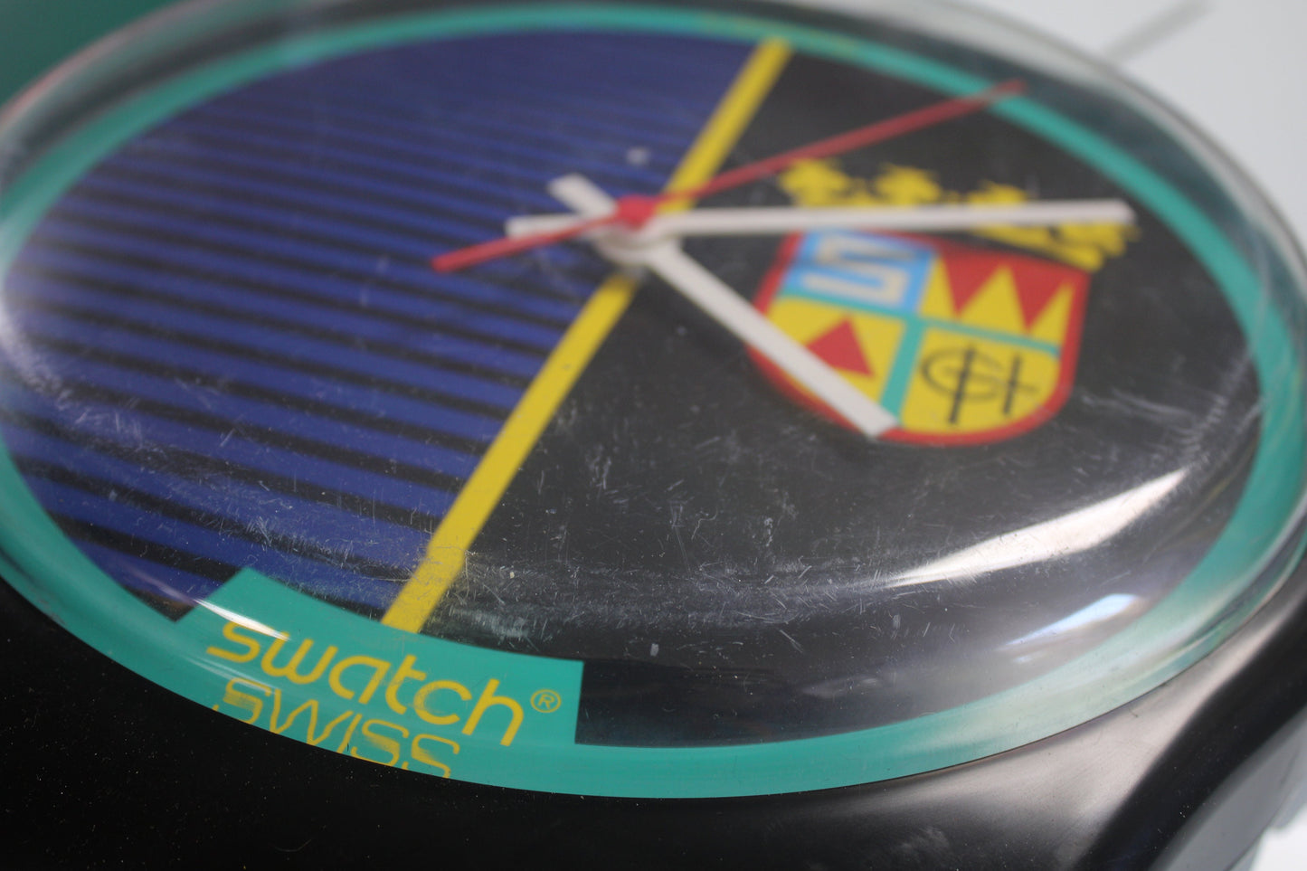 VERY Good condition 1986 Maxi Swatch, 'Sir Swatch', MGB111 unique, Nice condition, working 100%