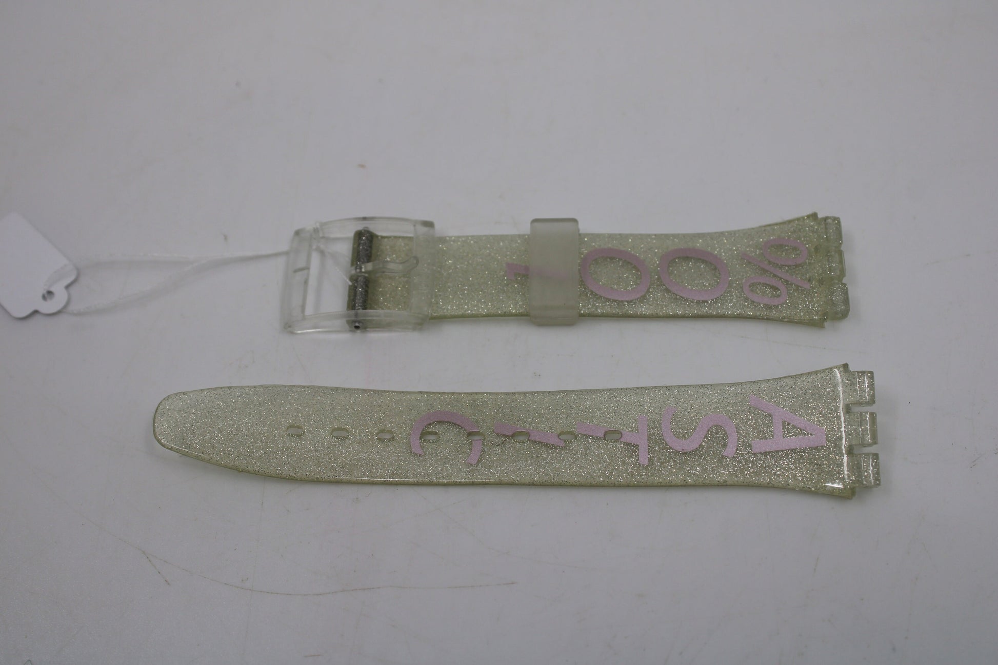 Vintage Swatch Strap, '100% Plastic', GK236, 17mm, Gents, New Old Stock