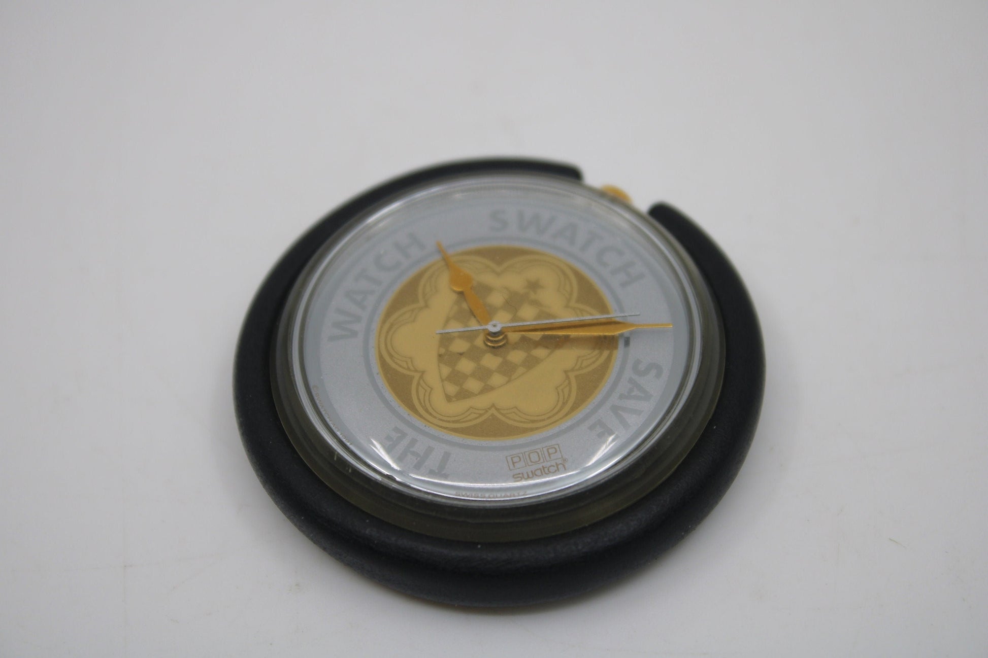 3D Printed Version of Pop Swatch Ring, Brand New unused, Matt Black, Watch NOT included in sale