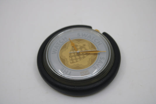 3D Printed Version of Pop Swatch Ring, Brand New unused, Matt Black, Watch NOT included in sale