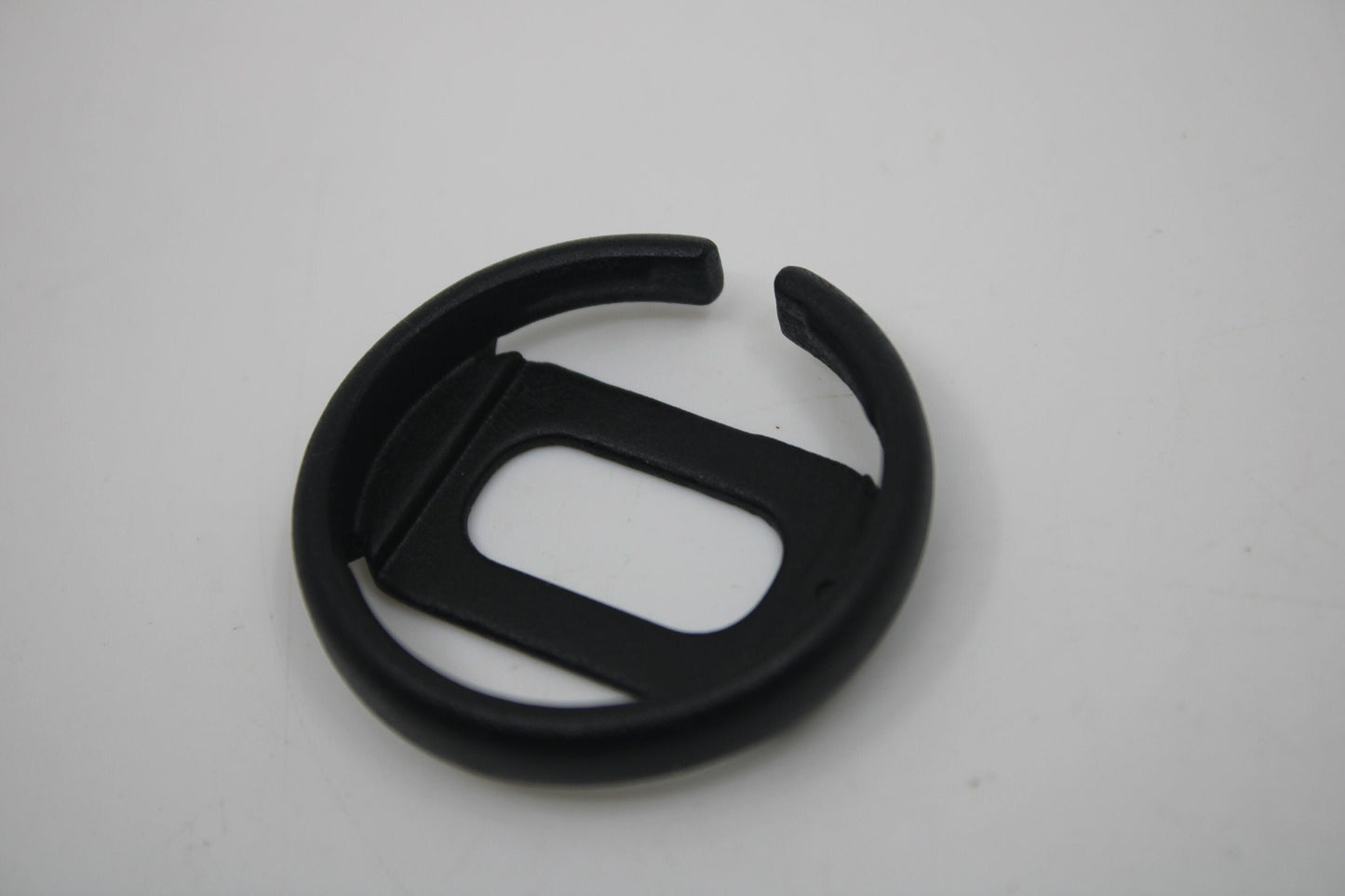3D Printed Version Pop Swatch Midi Size Ring, Brand New, Matt Black