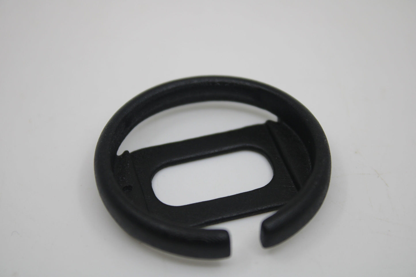 3D Printed Version Pop Swatch Midi Size Ring, Brand New, Matt Black