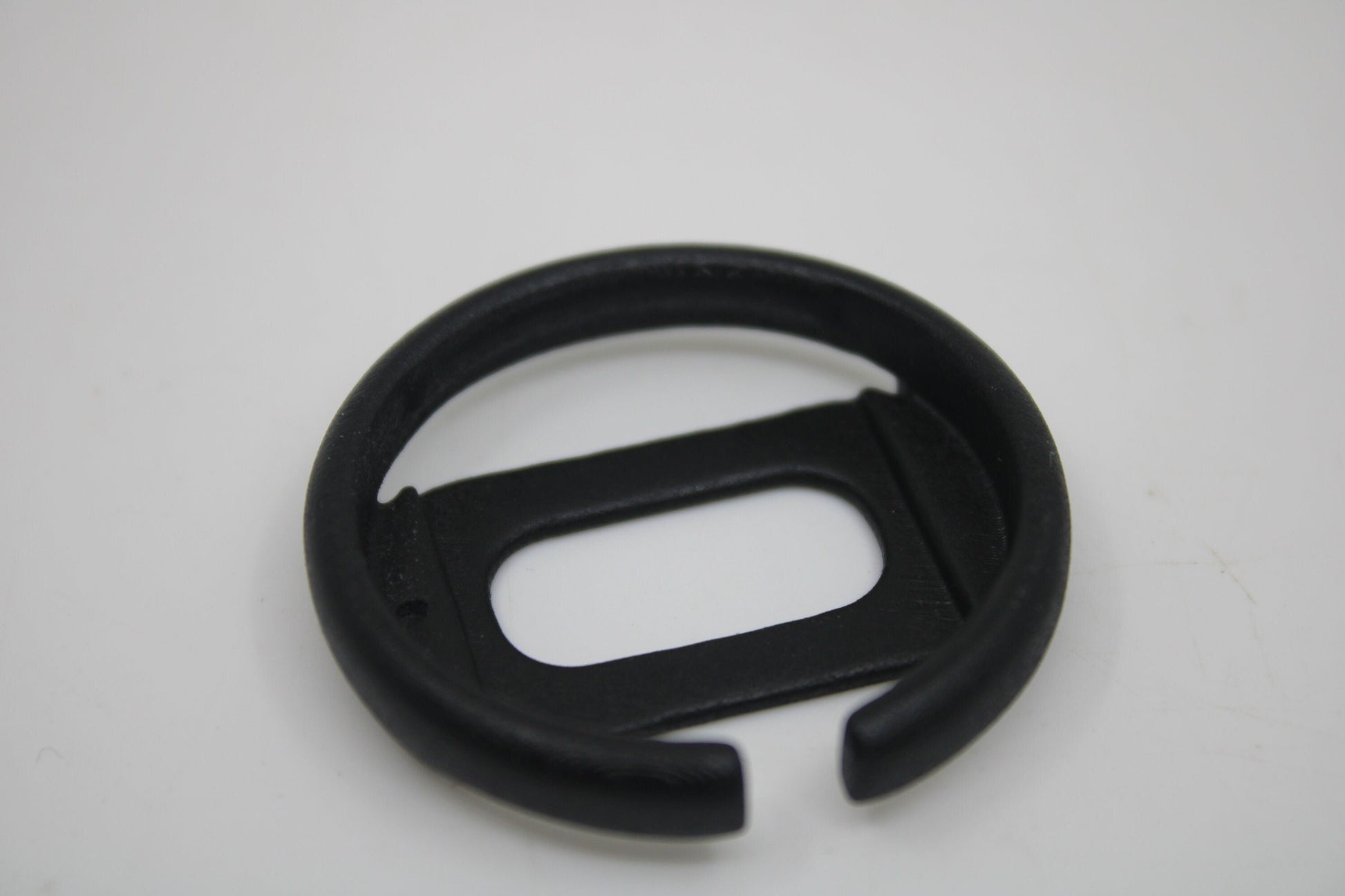3D Printed Version Pop Swatch Midi Size Ring, Brand New, Matt Black