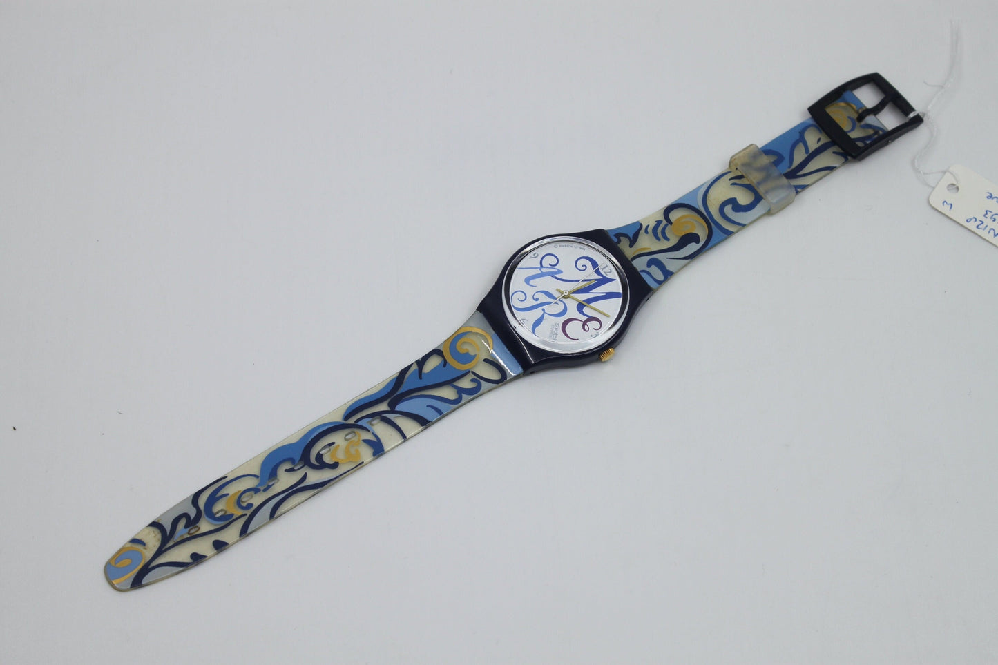 1993 Vintage Gents Swatch 'Algarve' GN128, BRAND NEW and UNWORN, working 100% with original strap