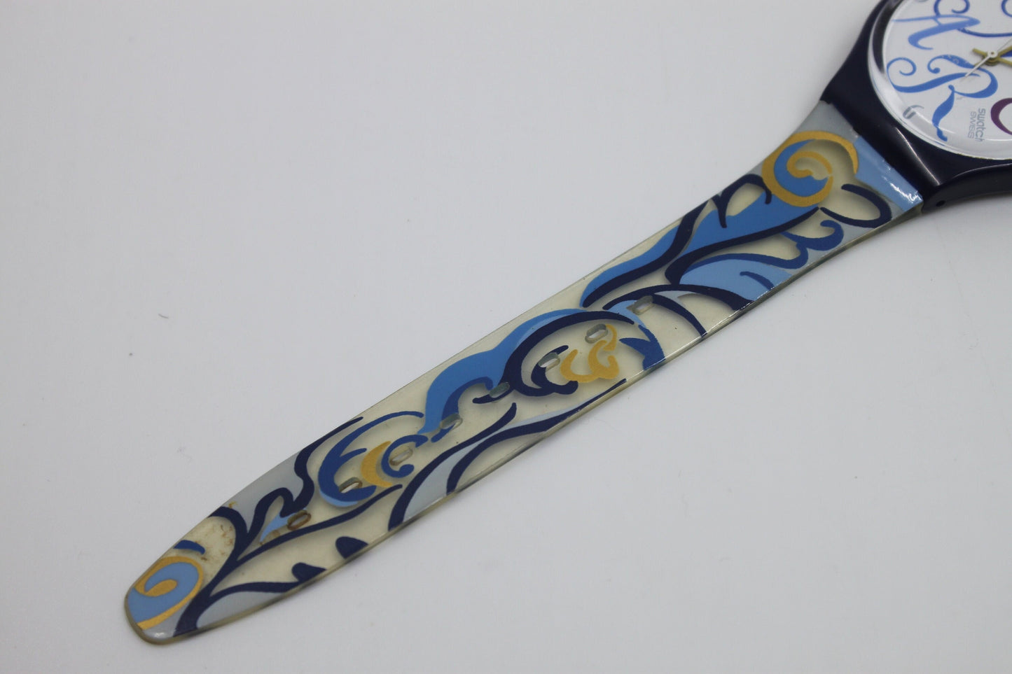 1993 Vintage Gents Swatch 'Algarve' GN128, BRAND NEW and UNWORN, working 100% with original strap