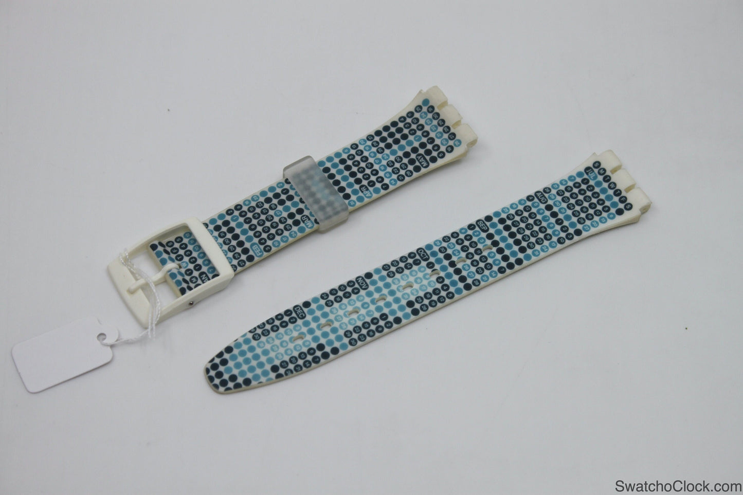2001, Vintage Swatch Strap, 'Date Line', GW129, Gents, New Old Stock