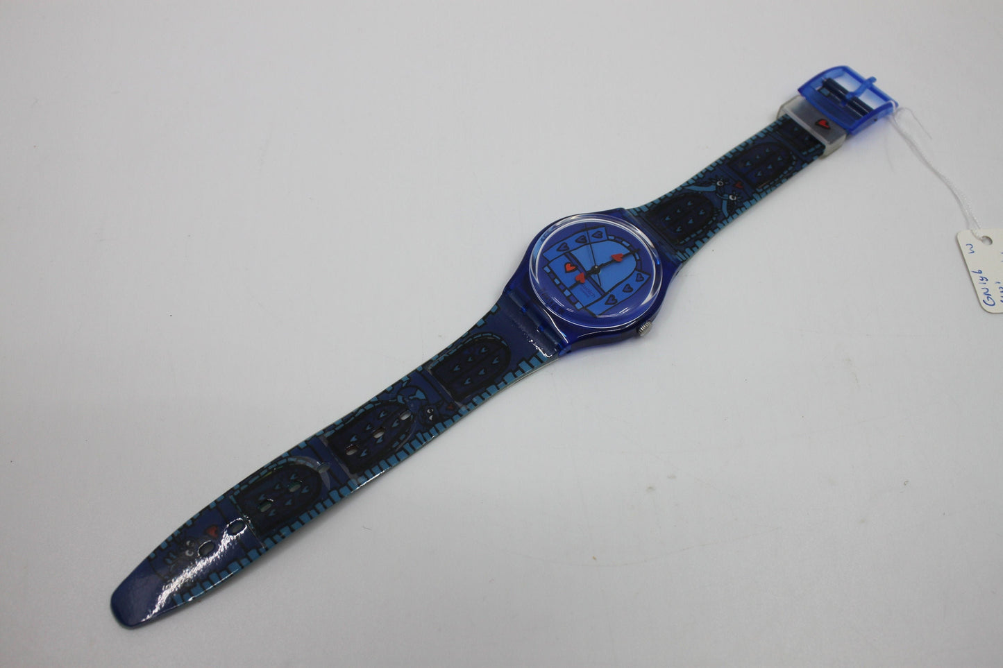 2001 Vintage Gents Swatch 'Amour Total' GN196, NEW OLD STOCK, Never Worn, working 100% with original strap