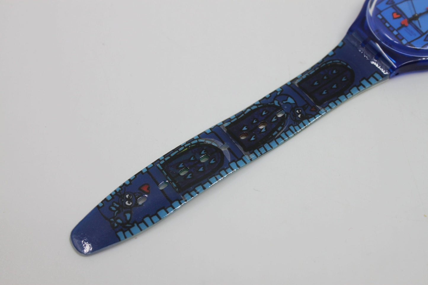 2001 Vintage Gents Swatch 'Amour Total' GN196, NEW OLD STOCK, Never Worn, working 100% with original strap