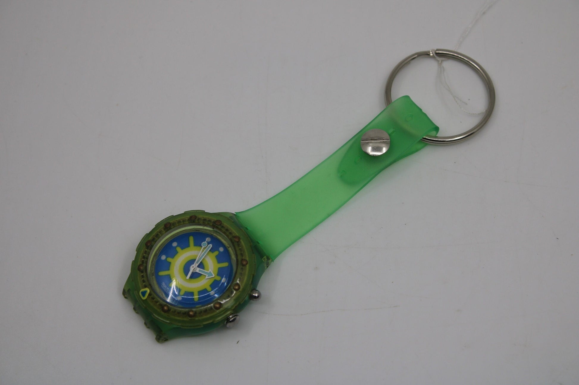 Unique, Vintage Swatch Keychain, SDL900, 1997, 'Reef', made from recycled, NON-working Scuba Swatch watch