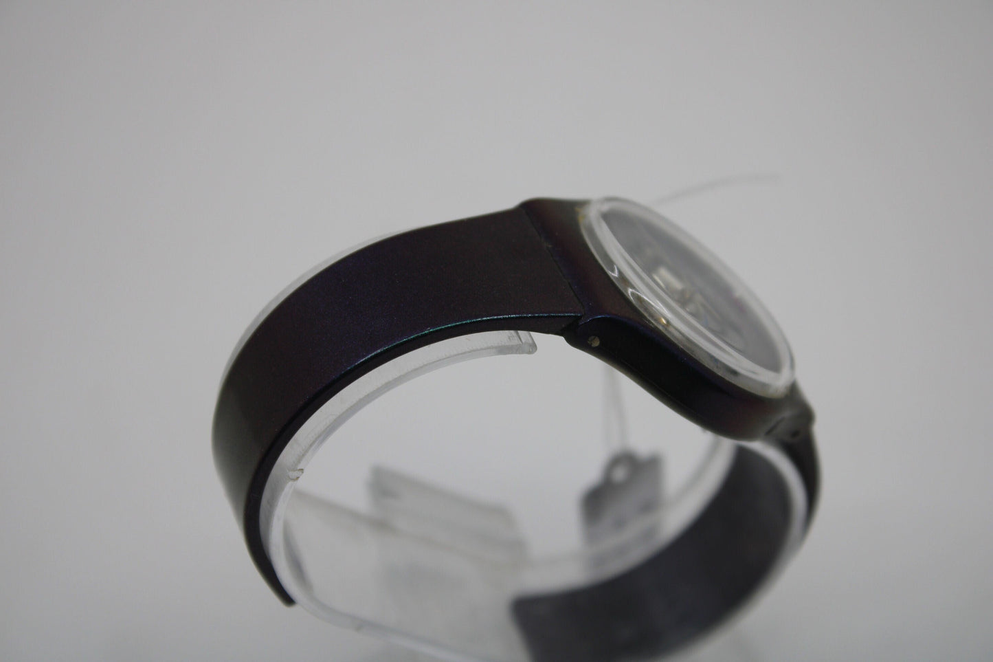 2001, Vintage Gents Swatch 'Purple Sunset', GV115, NO box, In Good, Used Condition, working 100%, Original Strap