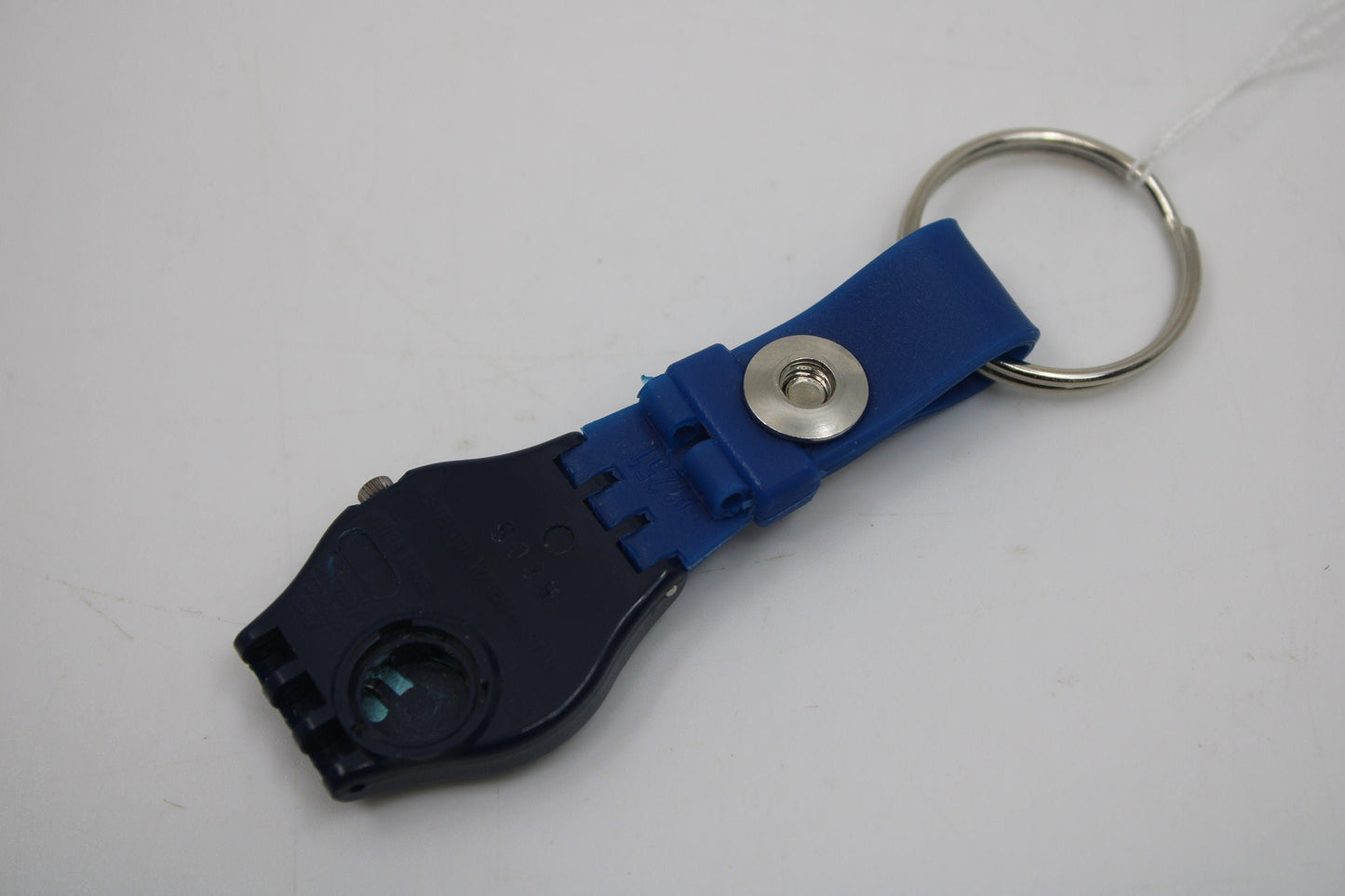 Unique, Vintage Swatch Keychain, LL101, 1990, 'Gym Session', made from recycled, NON-working Ladies Swatch watch