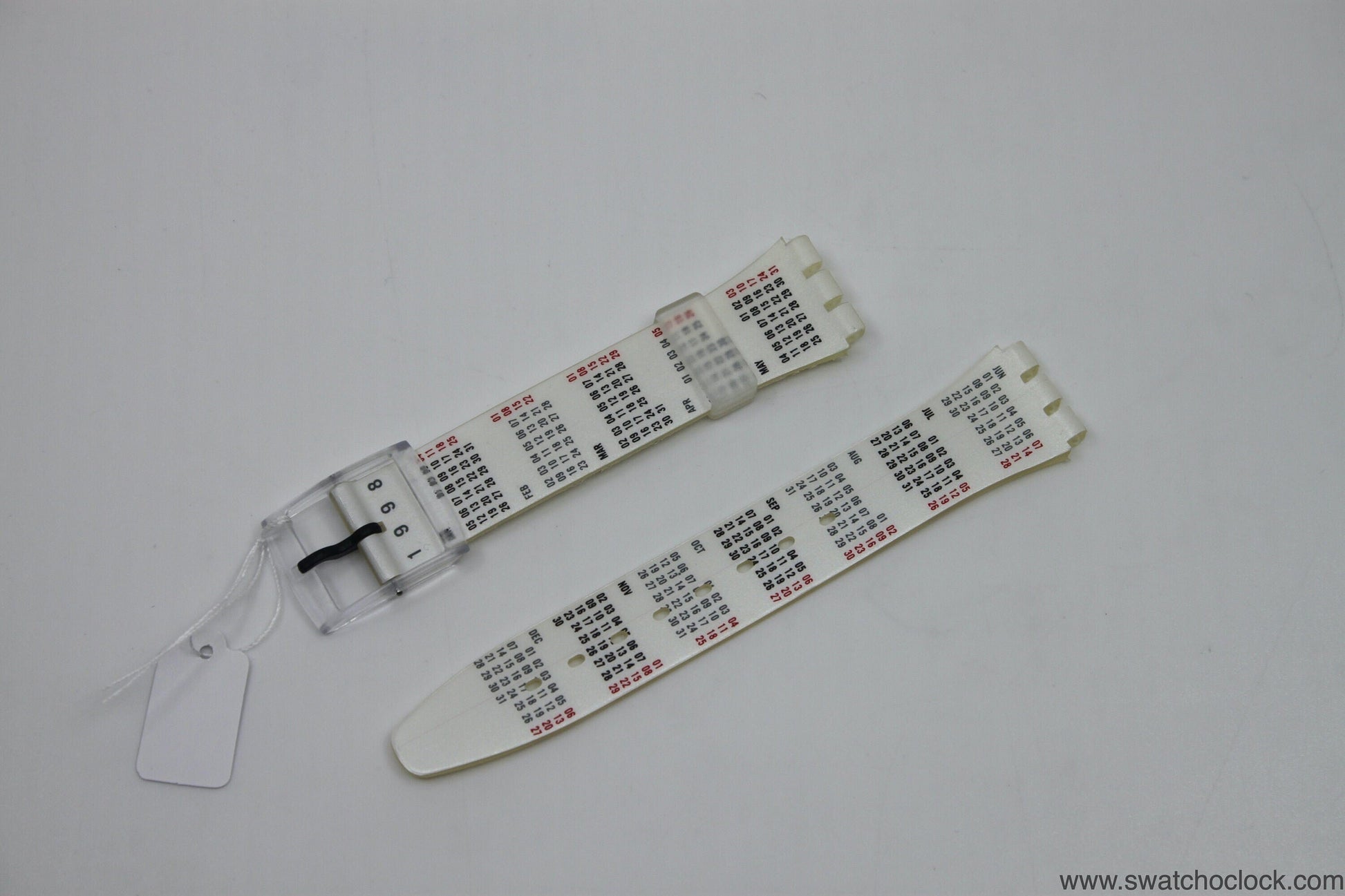 1998, Vintage Swatch Strap, 'Calendarium', GK726, Gents, New Old Stock