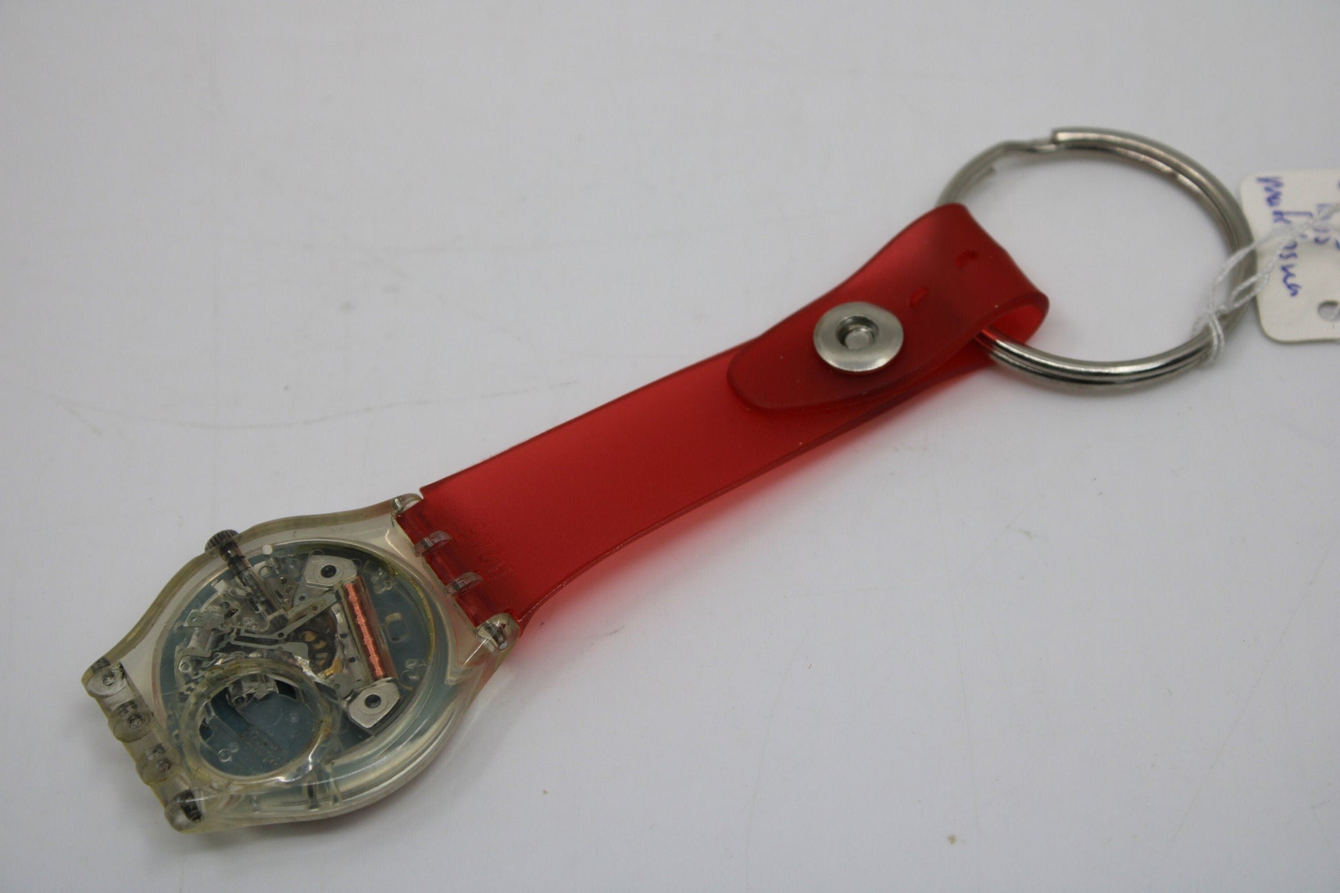 Unique, Vintage Swatch Keychain, GK204/GK205, 1995, 'Matrioska', made from recycled, NON-working Gents Swatch watch