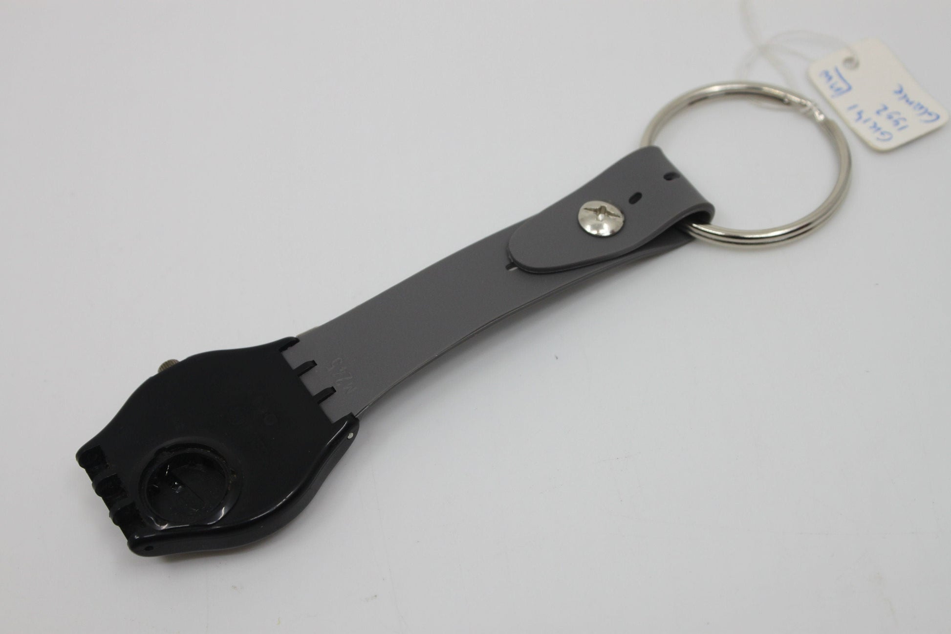 Unique, Vintage Swatch Keychain, GK141, 1992, Glance, made from recycled, NON-working Gents Swatch watch