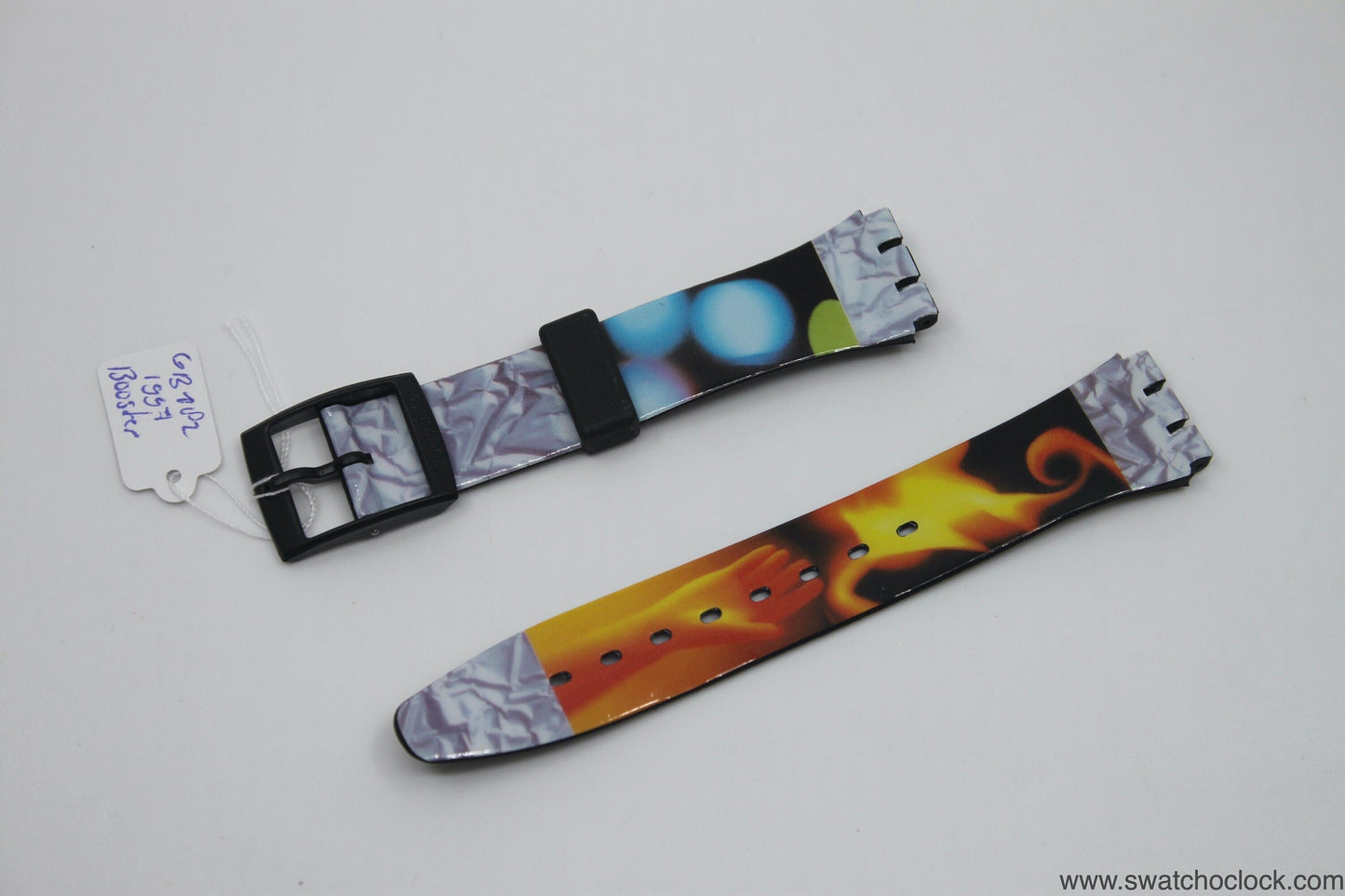 1997, Vintage Swatch Strap, 'Booster', GB182, 17mm, Gents, New Old Stock