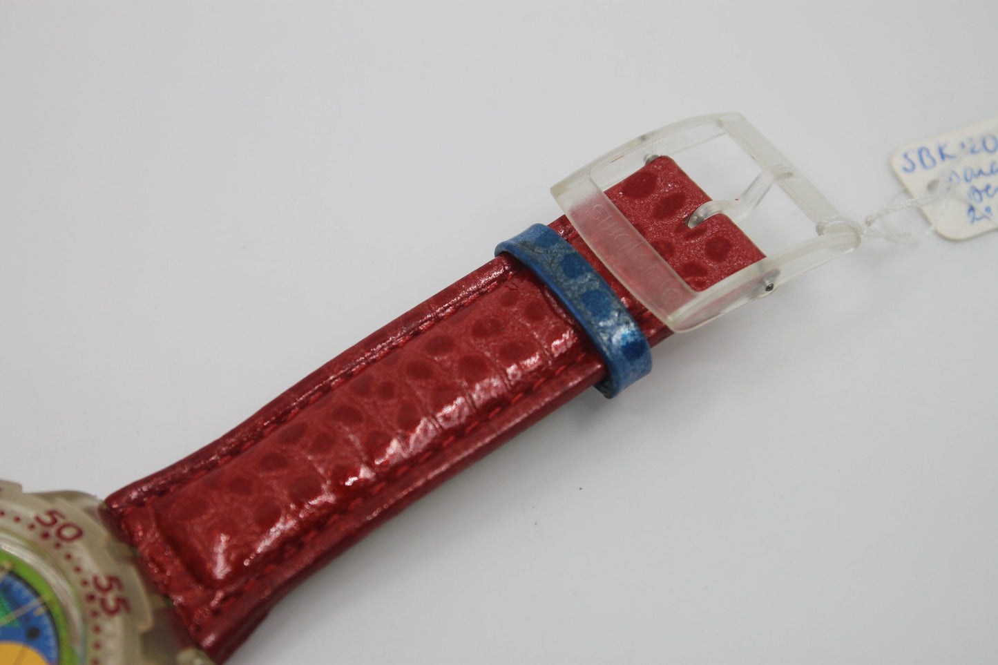 2000 Vintage Swatch Aqua-Chrono Scuba 'Paraiso Perdido' SBK120, nice condition, clock working 100%, NON-original strap