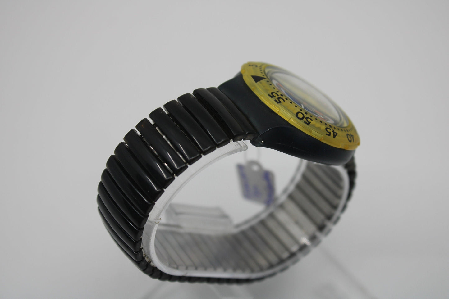 1993 Vintage Swatch Scuba 'Black Gondola' SDM100/101, New Old Stock Condition, Never Worn, working 100%