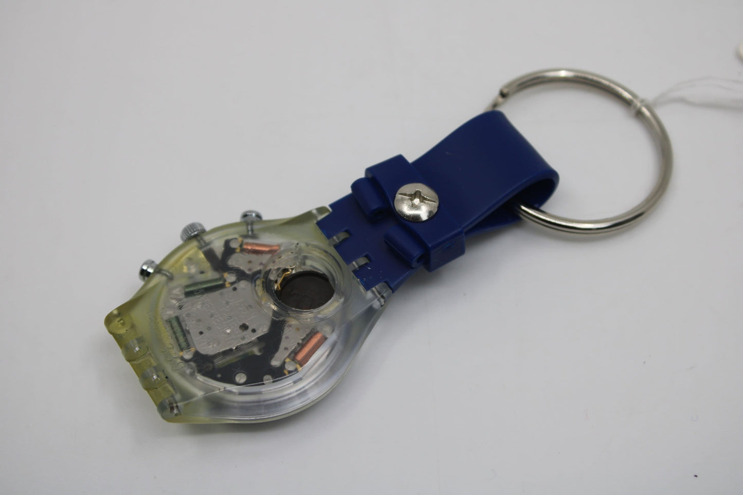 Unique, Vintage Swatch Keychain, SCV100, 1993, 'Greentic', made from recycled, NON-working Chrono Dummy Swatch watch