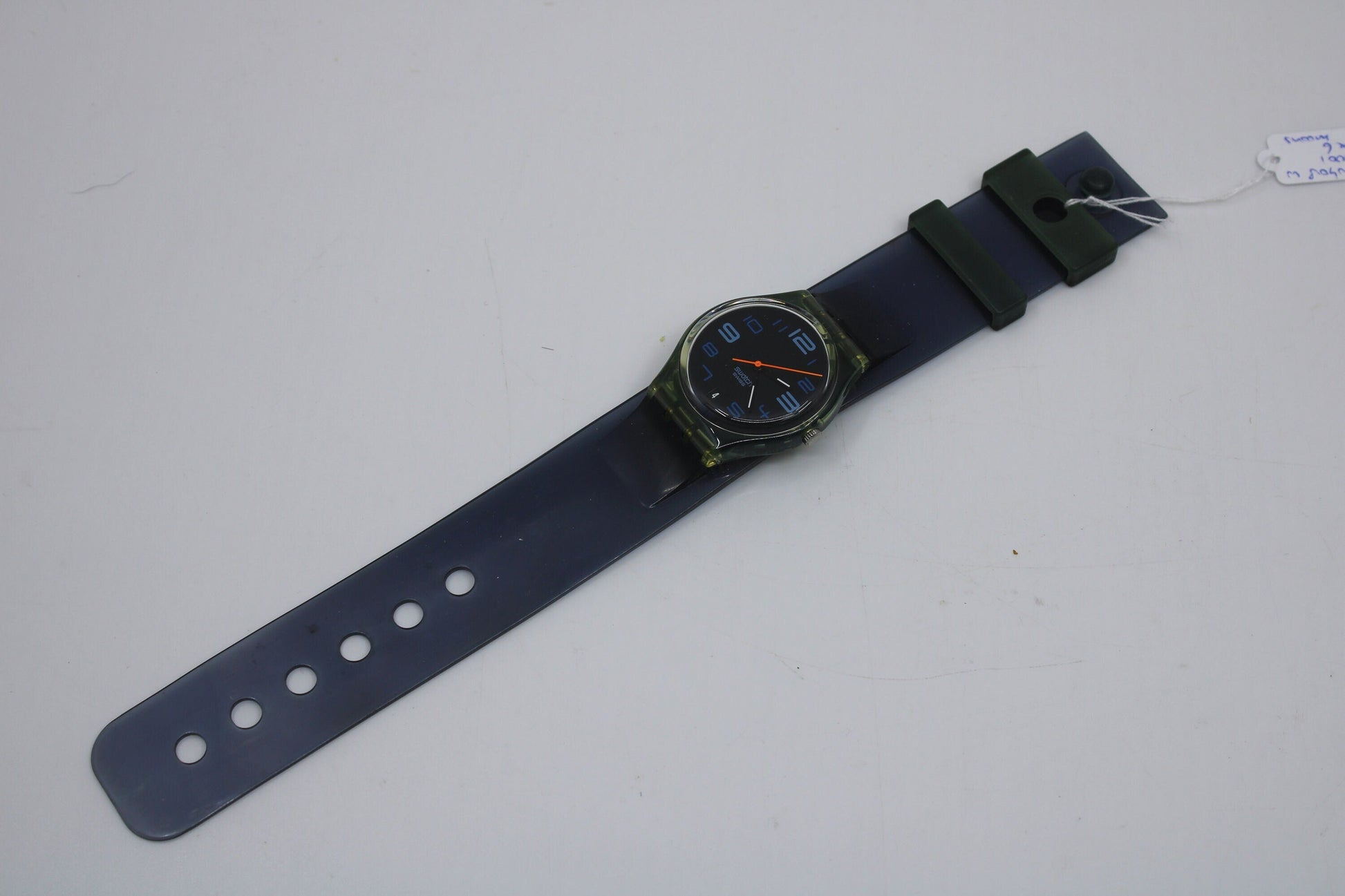 2001 Vintage Gents Swatch, 'The 6 Moons', GN408, NEW and UNWORN, working 100% nice vintage Swatch watch, Special Strap