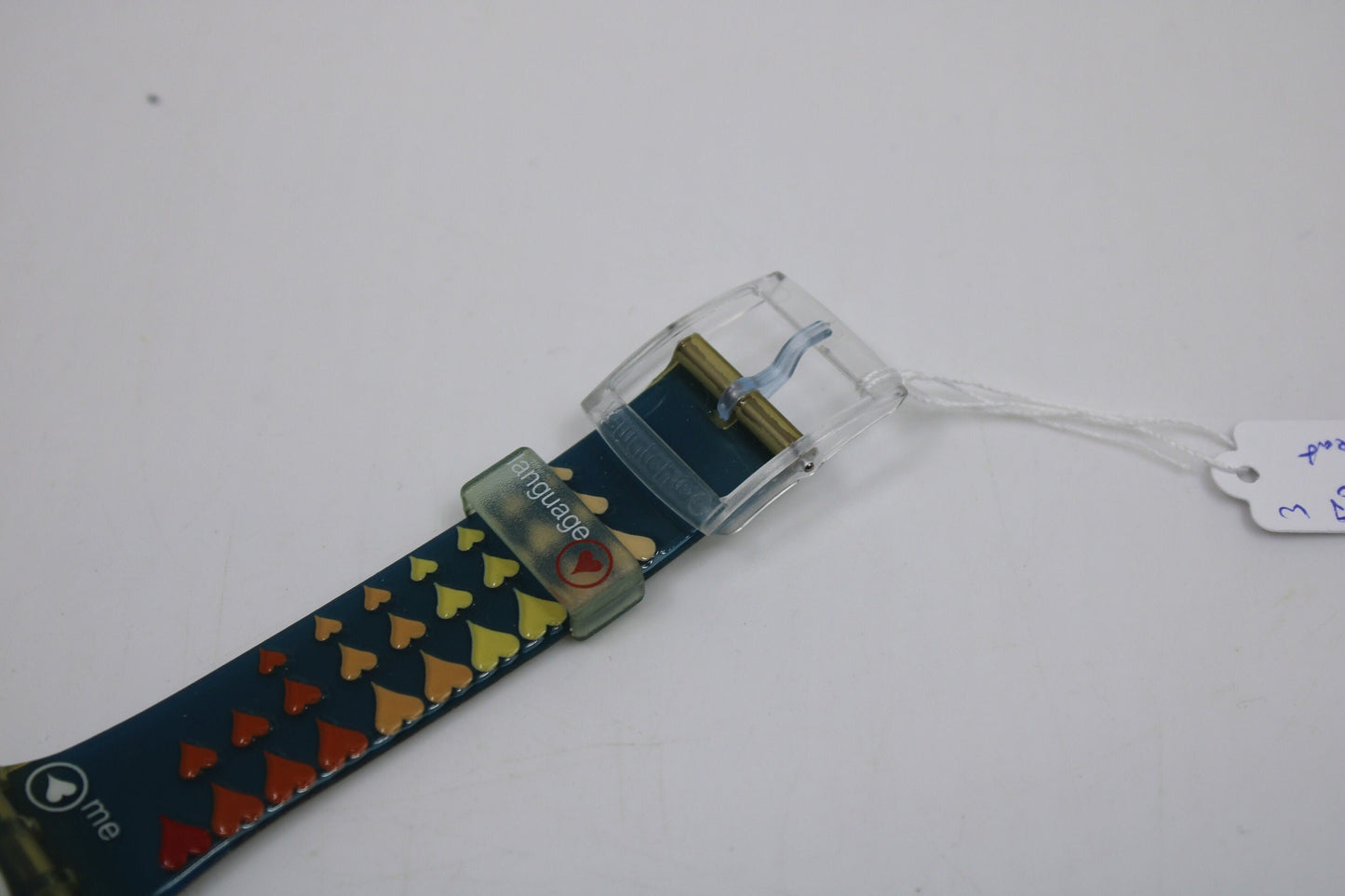 2000 Vintage Gents Valentines Swatch, 'Heartbeat', GN187, NEW and UNWORN, working 100% nice early vintage Swatch watch, strapholder broken