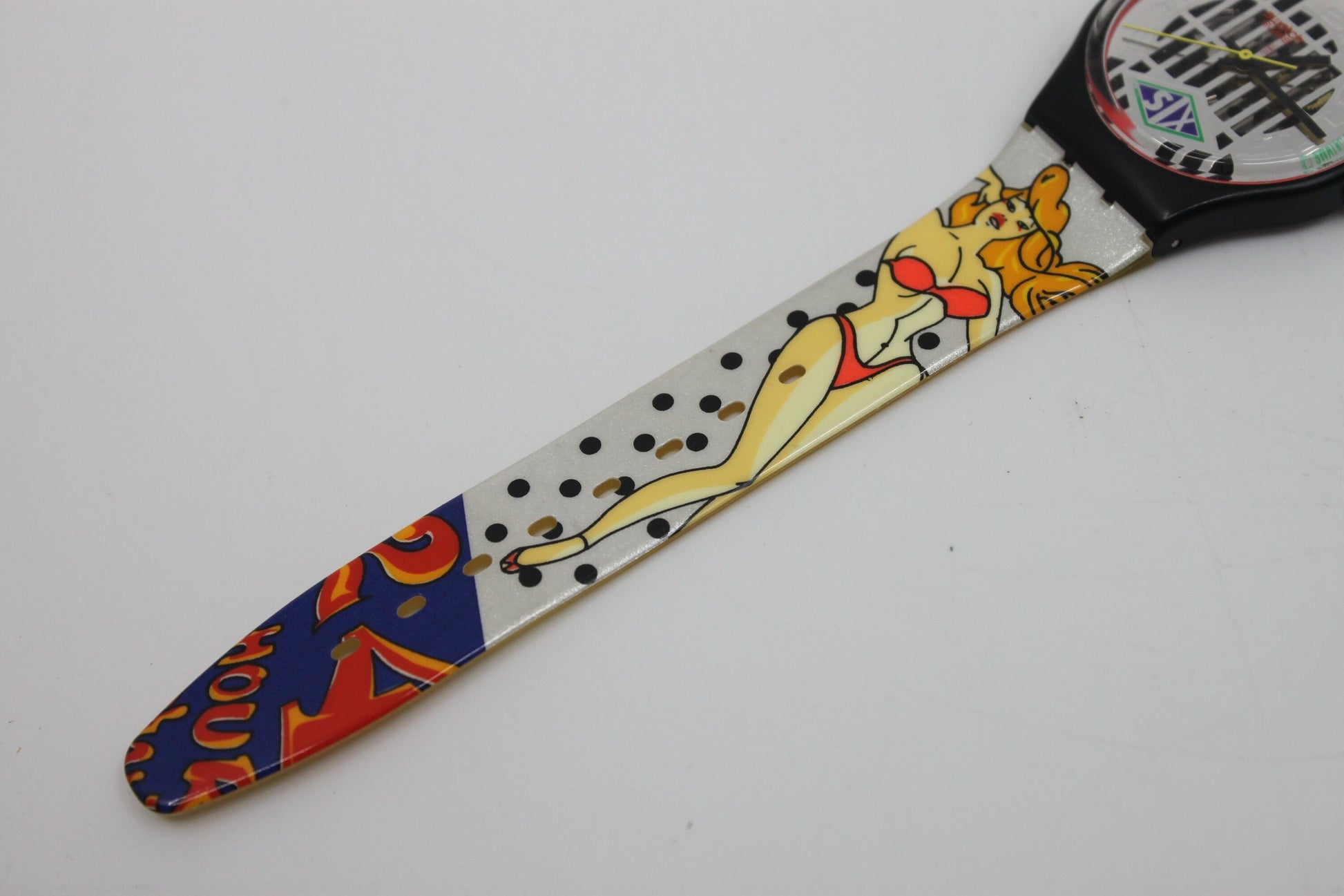 1993 NEW OLD STOCK 'Big Enuff', GB151, working 100% nice early 90s vintage Swatch watch