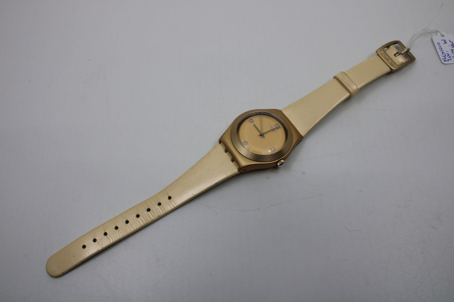 2001, Swatch Irony, 'Falling Star Gold' YCG1000, No Box, Original Strap, Working 100%