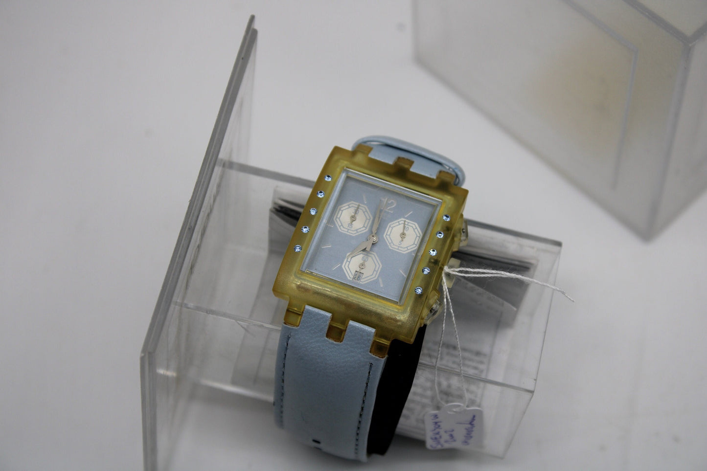 2002 Square SUEK404 'Consecration', vintage BRAND New, Never Worn, Swatch, Original Box, working 100% New Old Stock