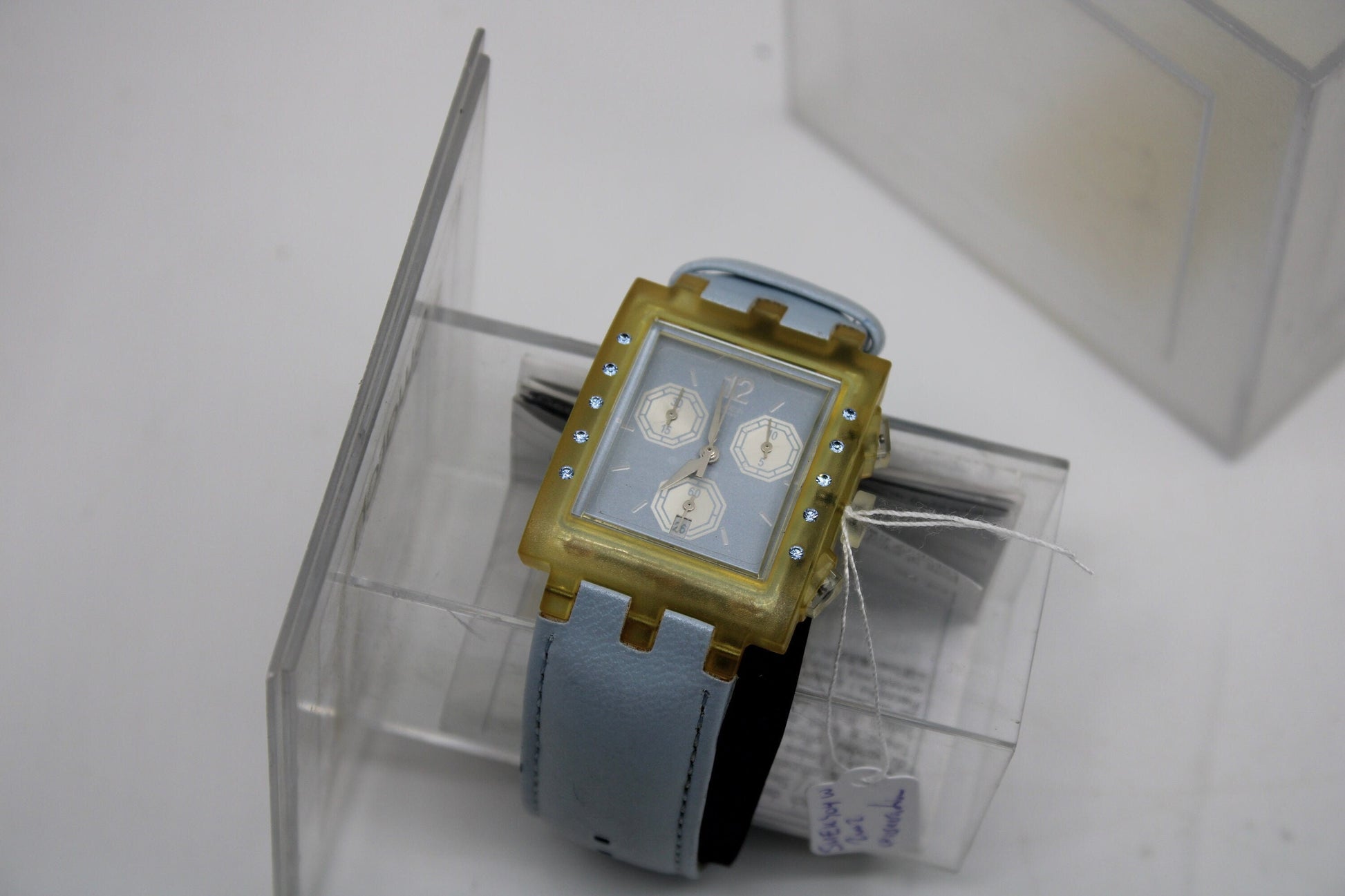 2002 Square SUEK404 'Consecration', vintage BRAND New, Never Worn, Swatch, Original Box, working 100% New Old Stock