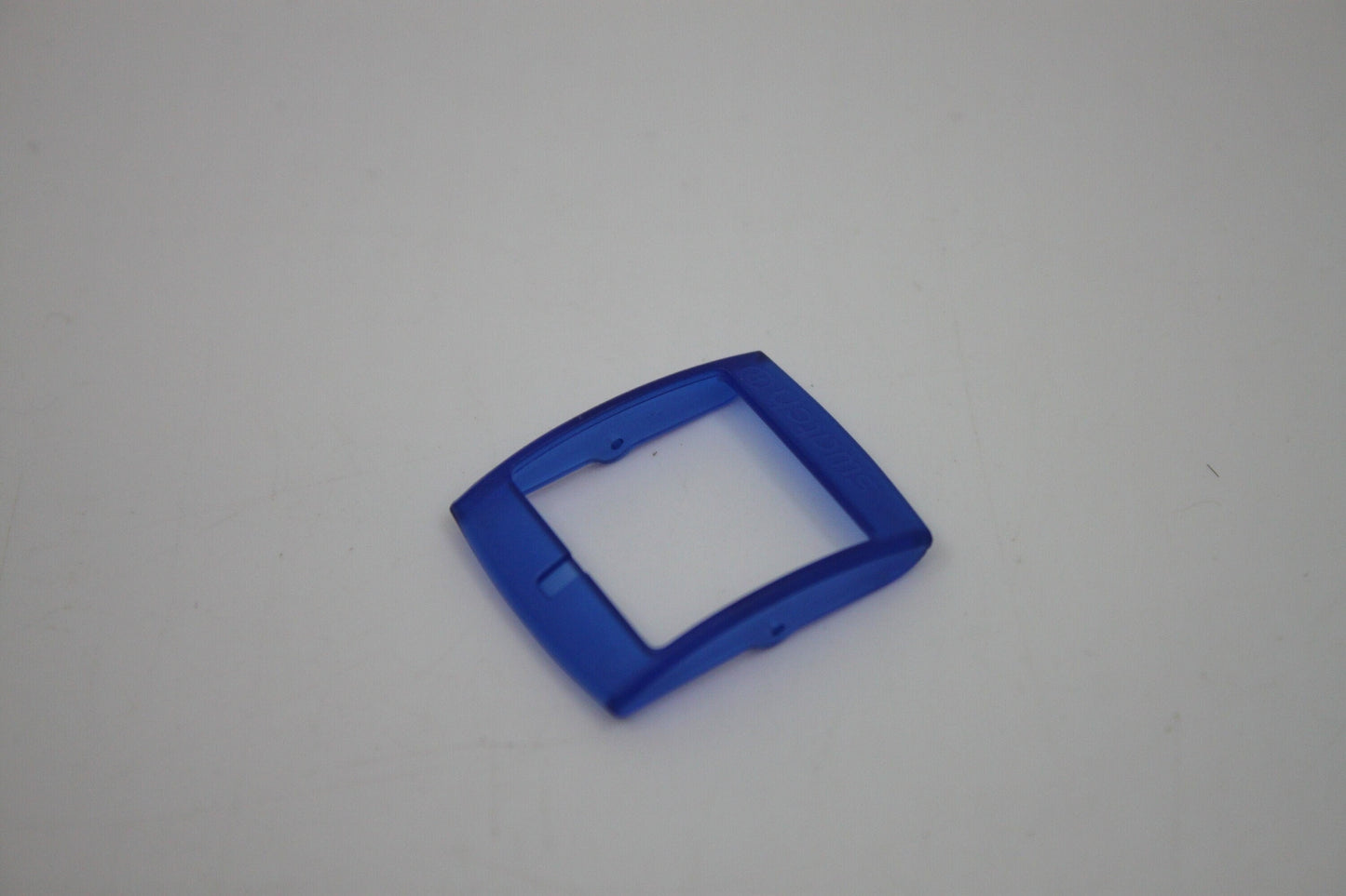 1990s, Vintage Original Swatch Buckle ONLY, for NEW GENTS, Translucent Translucent Blue, Inside width 20mm