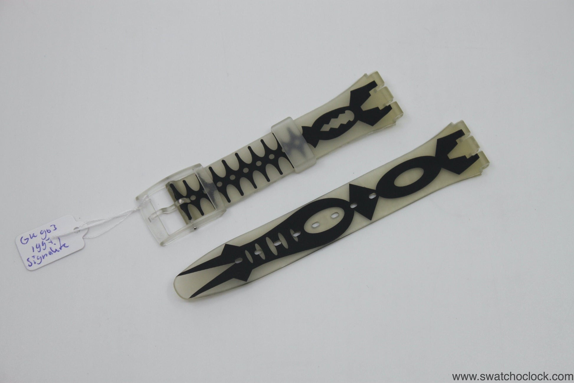 1997, Vintage Swatch Strap, 'Signalite', GK903, 17mm, Gents, New Old Stock