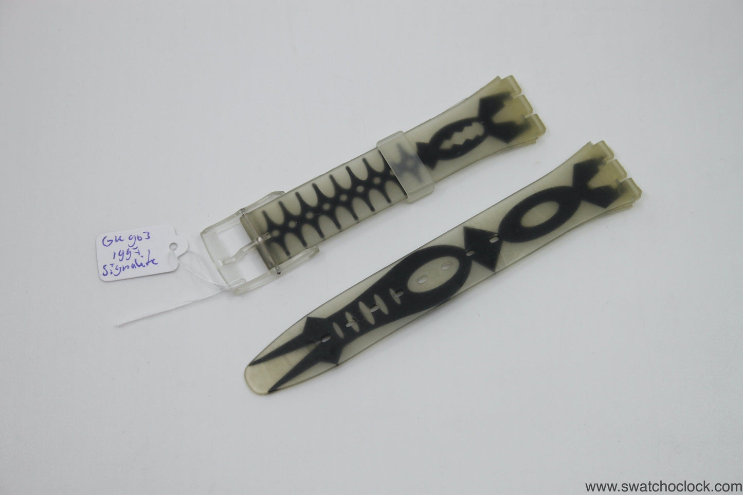 1997, Vintage Swatch Strap, 'Signalite', GK903, 17mm, Gents, New Old Stock