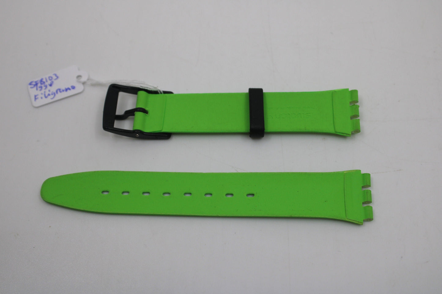 1998 New Old Stock vintage 'Filigrano' 1998 SFB103 Skin Swatch strap, Black