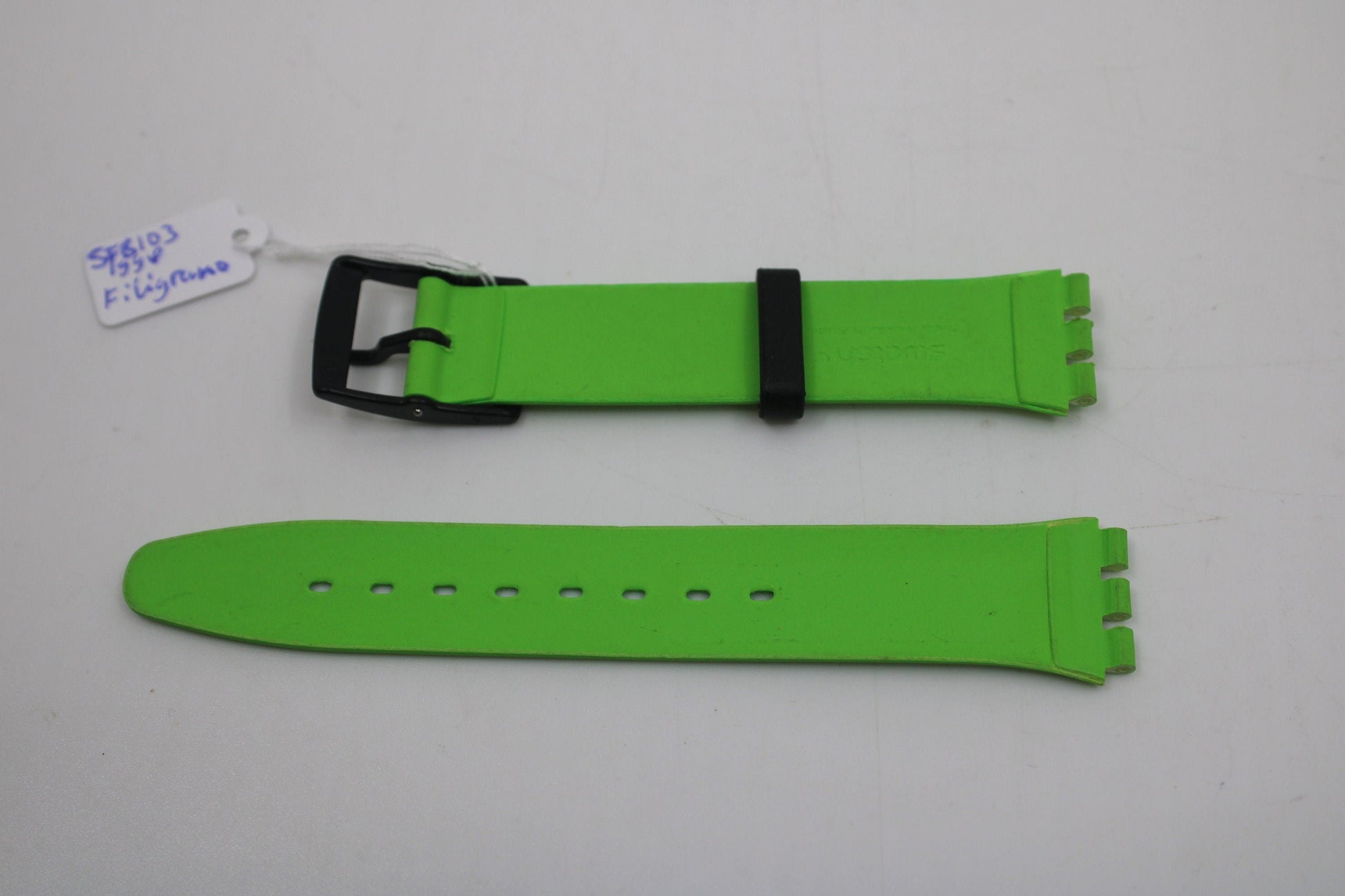 1998 New Old Stock vintage 'Filigrano' 1998 SFB103 Skin Swatch strap, Black